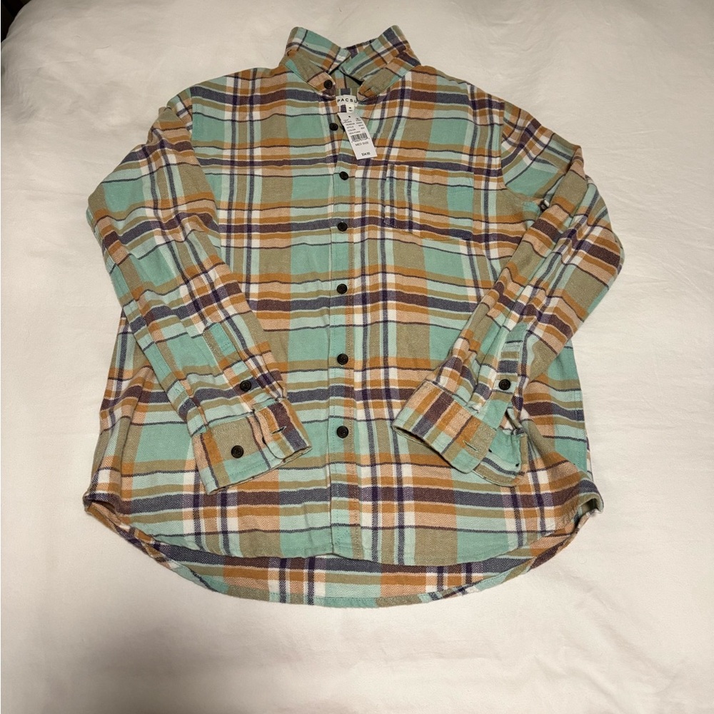 Pacsun Button Up Flannel - Size: Medium - New With Tags